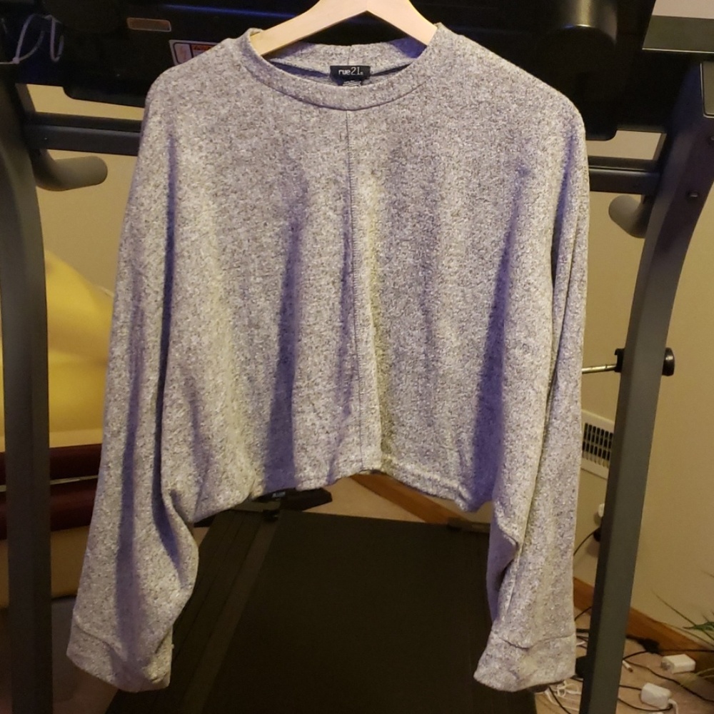 Crop sweater top